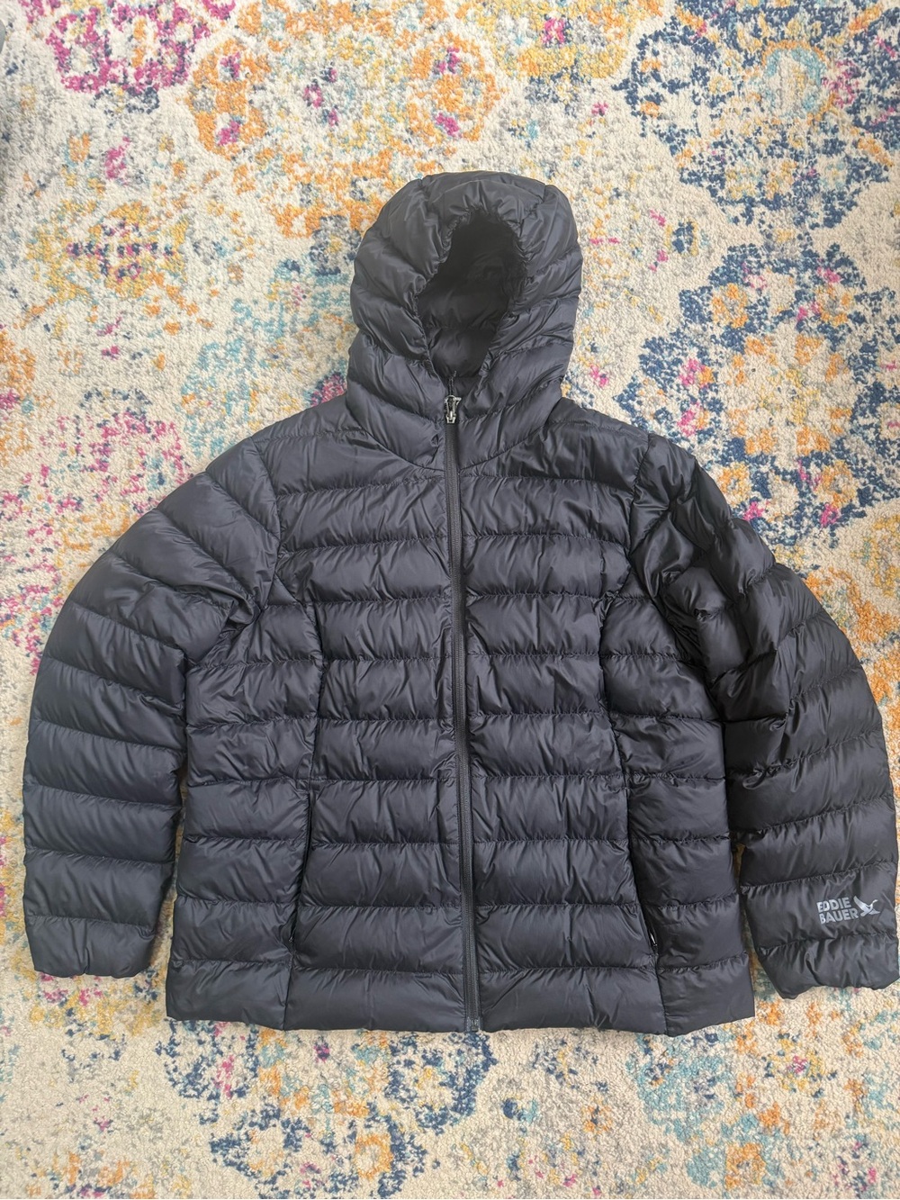 Eddie Bauer Black Puffer Jacket w/ hood